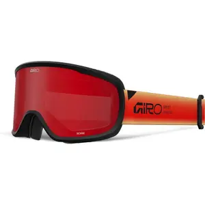 Slēpošanas/brīvā laika maskas GIRO ROAM OTG — cilindrisks stikls, burshtīna scarlet S2 (19–42%) + dzeltenais S0 (80–99%)