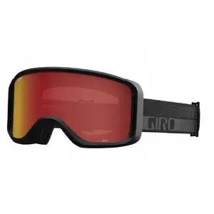 Slēpošanas brilles GIRO SAGEN Black Grey Flow ar AMBER SCARLET lēcu (19–42% VLT, S2) — 2024/2025