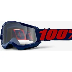 Маска 100% STRATA 2 MASEGO от 100 КНИГ — прозрачная линза Anti‑Fog, пропускание света 88–92%