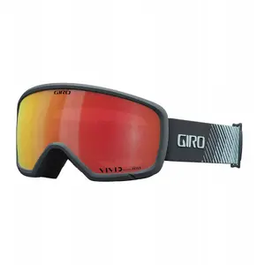 Slēpošanas brilles GIRO RINGO DARK SHARK LIGHT STREAKER ar VIVID Carl Zeiss EMBER spoguļstiklu S2 (19–42%)