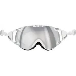 Slēpošanas brilles Casco FX-70 Carbonic — balti/sudraba, izm. M