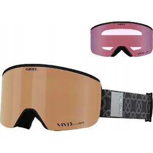 Горнолыжная маска GIRO ELLA Black — двойные линзы VIVID (COPPER 0% S3 + INFRARED 62% S1) — 2024/2025