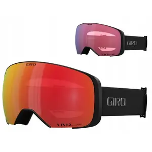Горнолыжные маска GIRO COMP Black White с линзами VIVID Carl Zeiss EMBER S2 и INFRARED S1