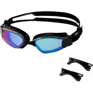 Peldēšanas brilles Nils Extreme NQG660MAF violets Racing, pret miglošanos, regulējams siksniņa