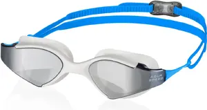 Peldbrilles AQUA‑SPEED 6139 pieaugušajiem, universālais izmērs, baltas rāmis