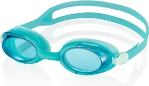 Swimming goggles AQUA-SPEED 008-04 — adult one size, turquoise frame