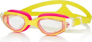 Очки для плавания AQUA-SPEED 5848 Youth One Size, жёлтая оправа