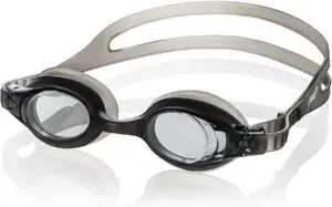 Peldbrilles AQUA-SPEED 041-07 jauniešiem One Size, melna rāmja
