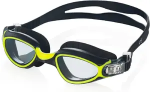 Peldēšanas brilles AQUA‑SPEED 6369 pieaugušajiem viena izmēra, zaļa rāmja