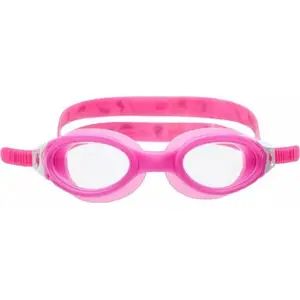 Очки для плавания AquaWave Havasu Jr розовые с принтом дельфин, детские one-size