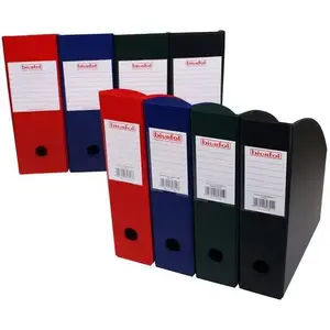 Document box Biurfol SE-36-02 for A4 paper, navy blue, rigid plastic