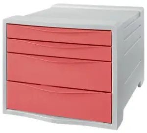 Drawer cabinet ESSELTE Colour'Breeze, 4 drawers, W281×D365×H244 mm