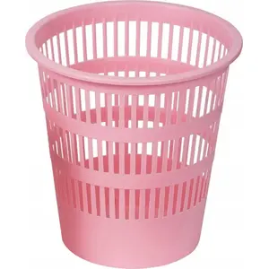 Waste bin Donau Life, openwork 12 L, pastel pink