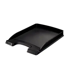 ESSELTE Leitz Letter tray Plus Slim — plastic A4 document tray, interior 242×330×32 mm, black