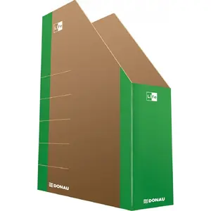 Document storage box Donau Life by Donau, cardboard A4, green