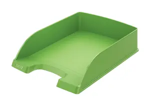 Desk tray organizer LEITZ 52270050 — Polystyrol A4, interior 242×330×60 mm, green