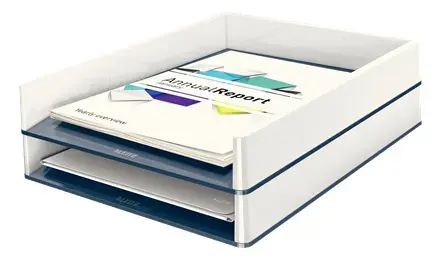 LEITZ Letter Tray WOW Dual Colour — A4 document tray Photo 2
