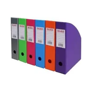 Document holder Biurfol A4 catalog box 10 cm silver — Biurfol
