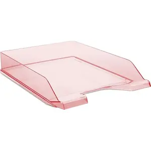 Desktop Drawer Donau model 7470001PL-04, polystyrene A4 document tray, standard size, red