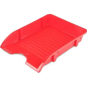 Desk Drawer Tray Donau DONAU, A4 polypropylene (PP), break-resistant, red