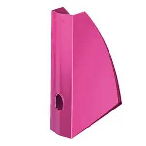 Magazine File Leitz WOW, A4 plastic organiser, Pink, 258×75×312 mm