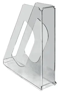 Magazine file Esselte Europost A4, plastic, transparent, 72 mm x 260 mm x 313 mm