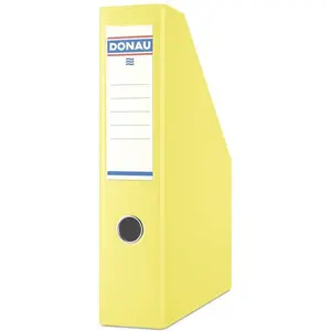 Donau document holder A4 yellow – plastic catalog tray, model 3949001PL-11