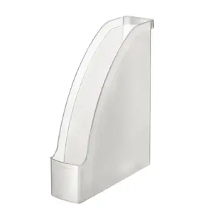 Короб для журналов Staples Leitz Plus Standard, A4 пластик, ширина 78 мм, высота 300 мм, белый