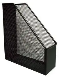 Magazine rack Q-Connect KF00862, 1 shelf, Black, 79×250×289 mm