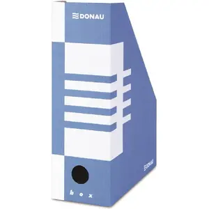 Document storage box Donau - rigid document container, A4-compatible, cardboard