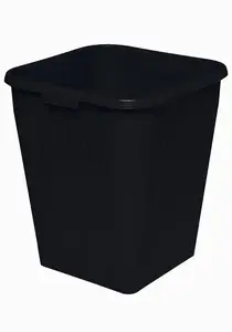 Atkritumu tvertne Bantex 100400355 — 25 L kvadrātiska, polipropilēns (PP), 320×380 mm, melna