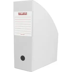 Document container Biurfol — white, 10 cm height
