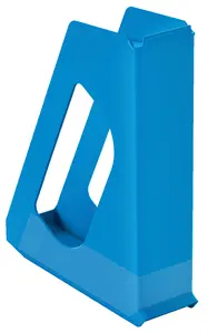 Magazine file ESSELTE VIVIDA A4, plastic, blue, A4 format, 72 mm wide, 260 mm depth, 313 mm height