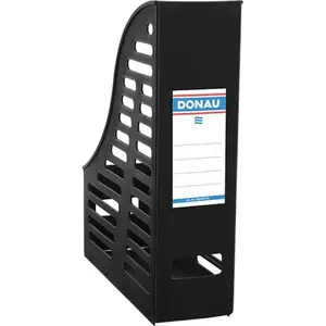 Document storage container Donau folding A4 mesh-style organizer, polypropylene, black