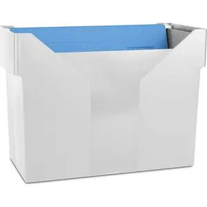 File folder Donau MINI ARCHIWUM with 5 pockets, plastic, grey