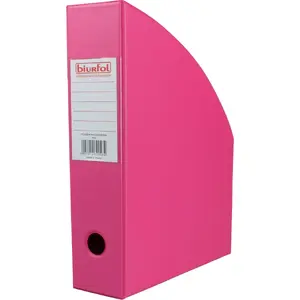 Archive/Document Box Biurfol — pink, 7 cm spine width (model KSE-35-03)