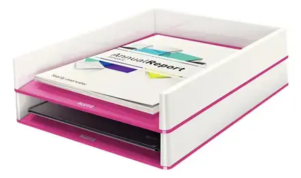 LEITZ Letter Tray WOW Dual Colour A4 paplāte Photo 2