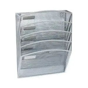 Wall-mounted waste container Grand GR-080S silver metal mesh (model po 0053025)
