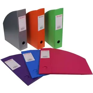 Document organizer tray Biurfol KSE-35-02 — A4 catalog holder, navy blue