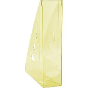 Document Tray Office Products Ażurowy A4, transparent yellow - mesh A4 document container