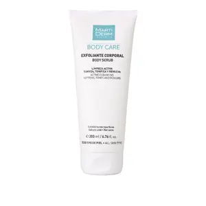Ķermeņa skrubis Martiderm Body care 200 ml — attīrošs un eksfoliējošs tūbiņā