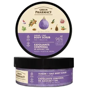 Body sugar-salt multi peeling Green Pharmacy 200 ml — figs & argan oil