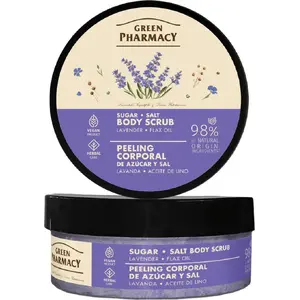Body Sugar-Salt Scrub Green Pharmacy Lavender with Linseed Oil 200 ml