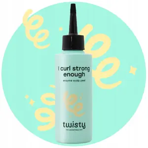 Enzimātiska galvas ādas pīlinga līdzeklis No name TWISTY_I Curl Strong Enough 150 ml