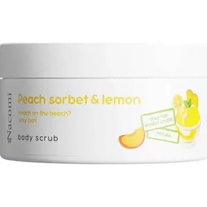 Ķermeņa skrubis Nacomi Persiku sorbets ar citrona aromātu 100 ml