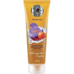 Ķermeņa mazgājošs skrubis Perfecta Planet Essence ar ašvagandu un šafrānu 250 g