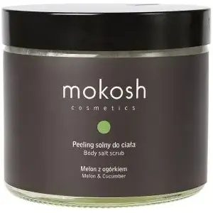 Mokosh ķermeņa sāls skrubis Melon & Cucumber 300 g – pīlings ar sāli