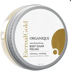Body sugar scrub Organique Eternal Gold smoothing 200 g