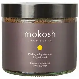 Body Salt Scrub Mokosh Coffee & Orange 300 g – body peeling, salt-based exfoliant