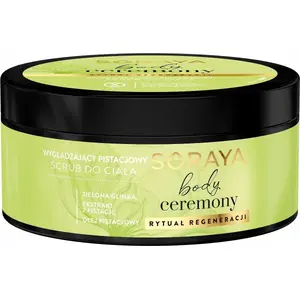 Скраб для тела Soraya Body Ceremony с ароматом фисташки, отшелушивающий, 200 г